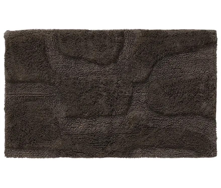 benuta Badematte »Nehir«, grau, 50 x 80 cm