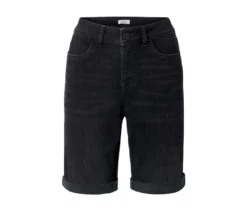 Bermuda Jeans ‒ Fit »Lea«, black denim