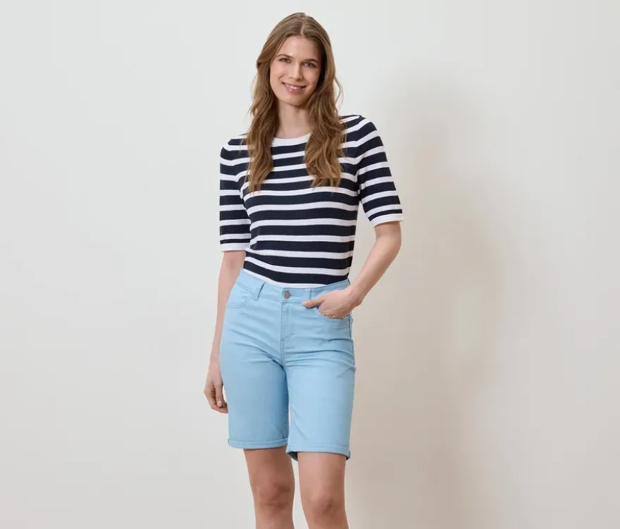 Bermuda-Jeans – Fit »Lea«, hellblau