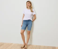 Bermuda-Jeans ‒ Fit »Lea«, light blue