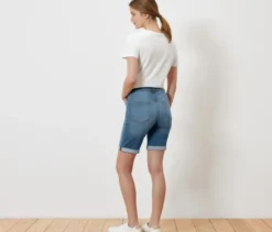 Bermuda Jeans ‒ Fit »Lea«, light blue denim