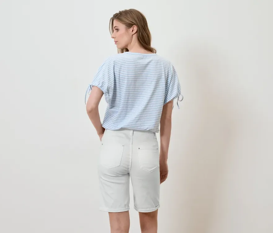 Bermuda-Jeans – Fit »Lea«, offwhite