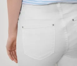 Bermuda-Jeans – Fit »Lea«, offwhite