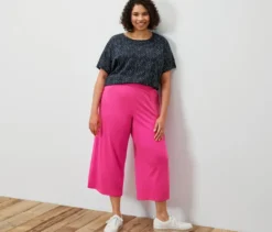 Überschnittenes Blusenshirt, dunkelblau
