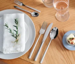 Besteck-Set, 20-teilig, edelstahlfarben