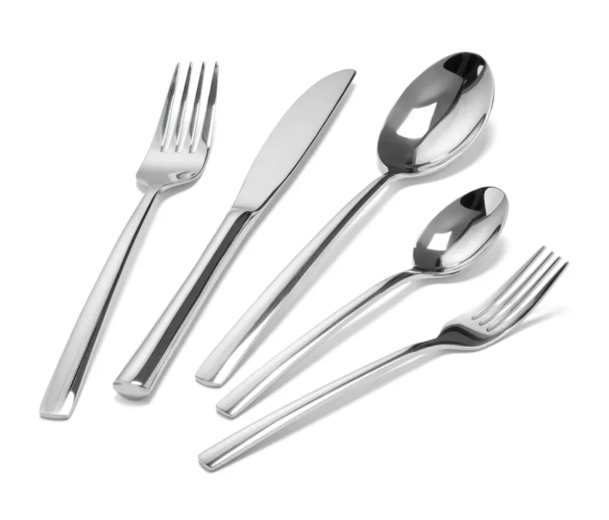 Besteck-Set, 20-teilig, edelstahlfarben