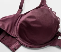 Bügel-BH, aubergine