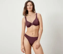 Bügel-BH, aubergine