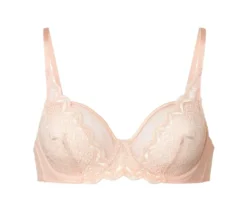 Bügel-BH mit Spitze, rosé