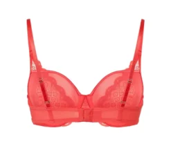 Bügel-BH mit Spitze, rot