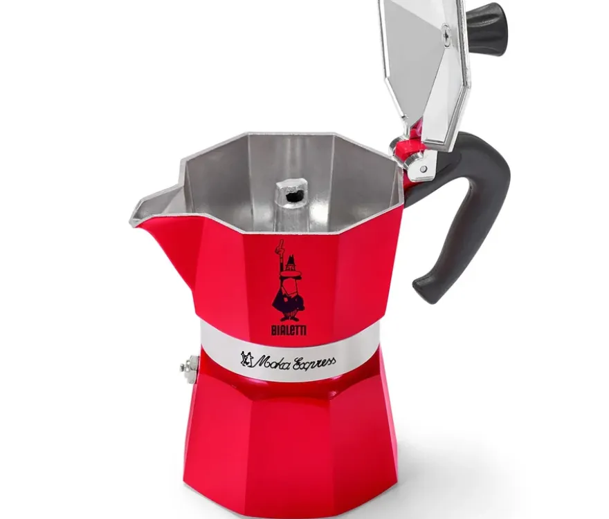 Bialetti Moka Express, 130 ml, rot