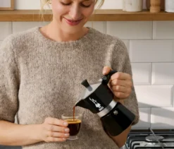 Bialetti Moka Express, 190 ml, schwarz