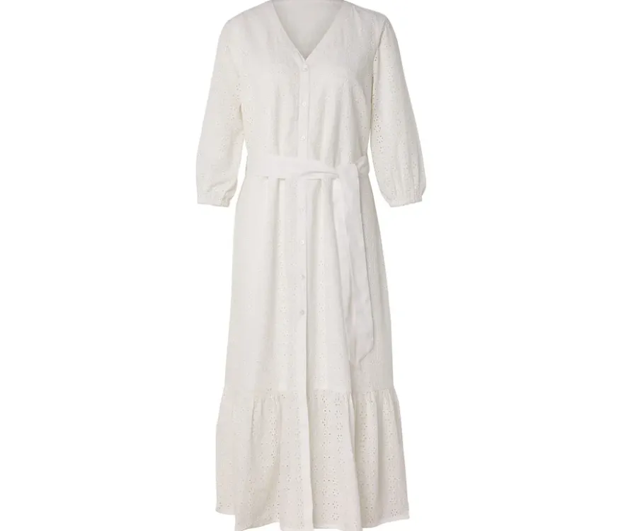 Blusenkleid mit Lochstickerei