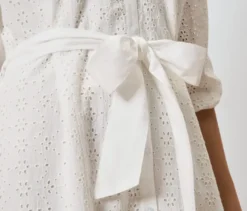Blusenkleid mit Lochstickerei