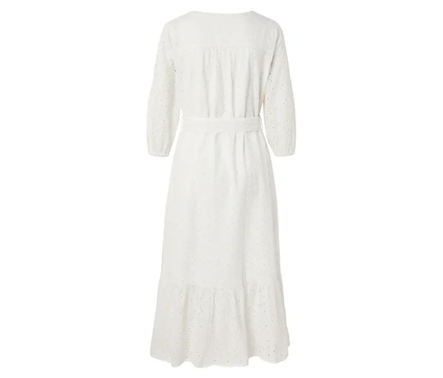 Blusenkleid mit Lochstickerei