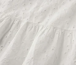 Blusenkleid mit Lochstickerei