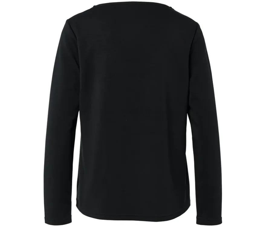 Blusenshirt aus Modal-Mix, schwarz