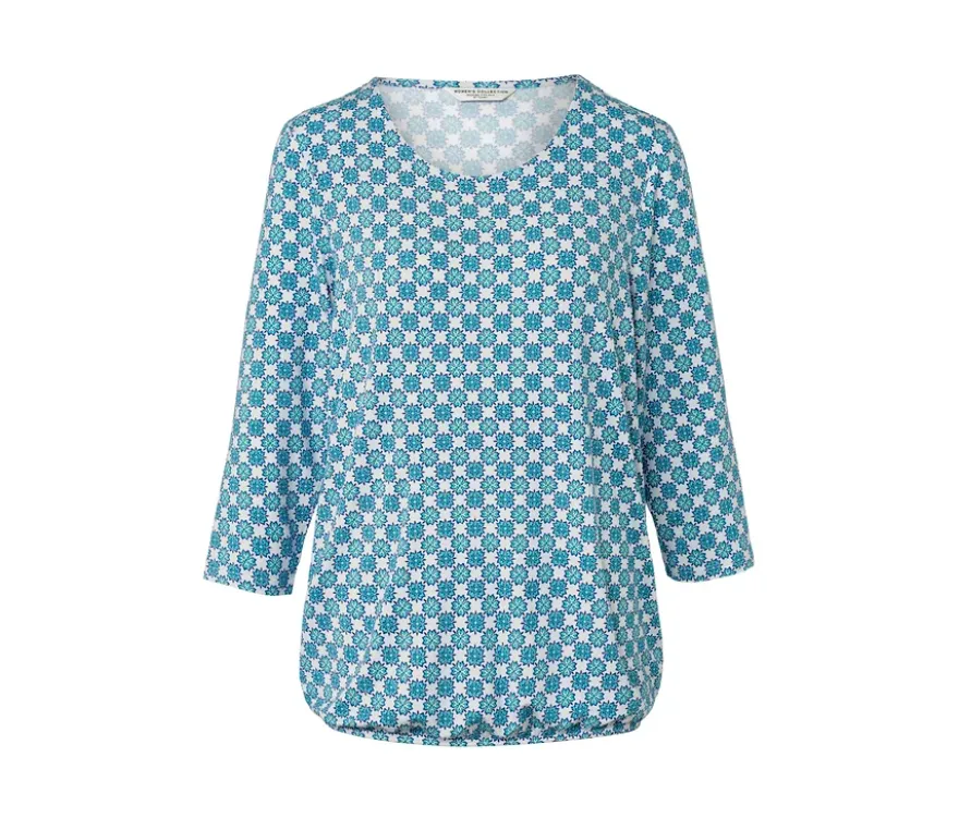 Blusenshirt mit Alloverprint