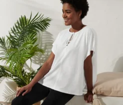 Blusenshirt mit Bindeband