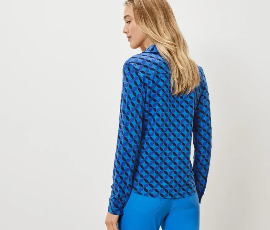 Blusenshirt mit Knopfleiste