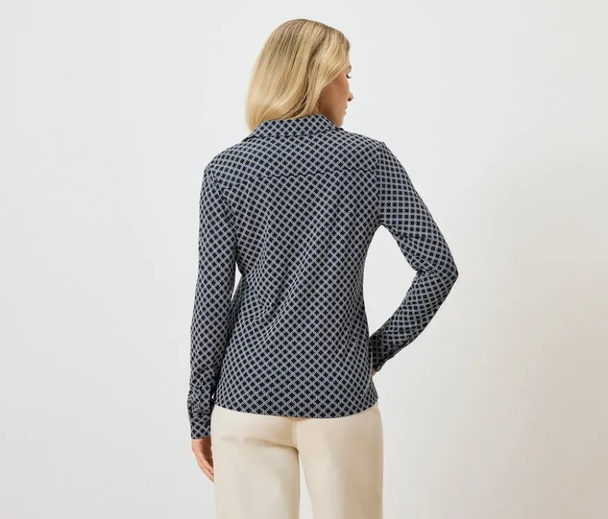 Blusenshirt mit Knopfleiste