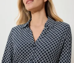 Blusenshirt mit Knopfleiste