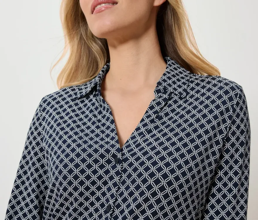 Blusenshirt mit Knopfleiste