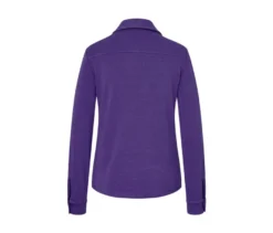 Blusenshirt mit Knopfleiste, lila