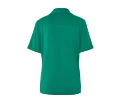 Blusenshirt mit Knopfleiste, smaragdgrün