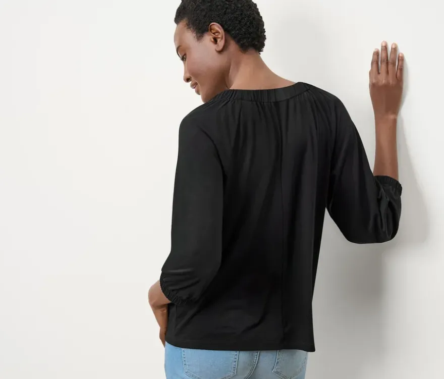 Blusenshirt mit Raffung