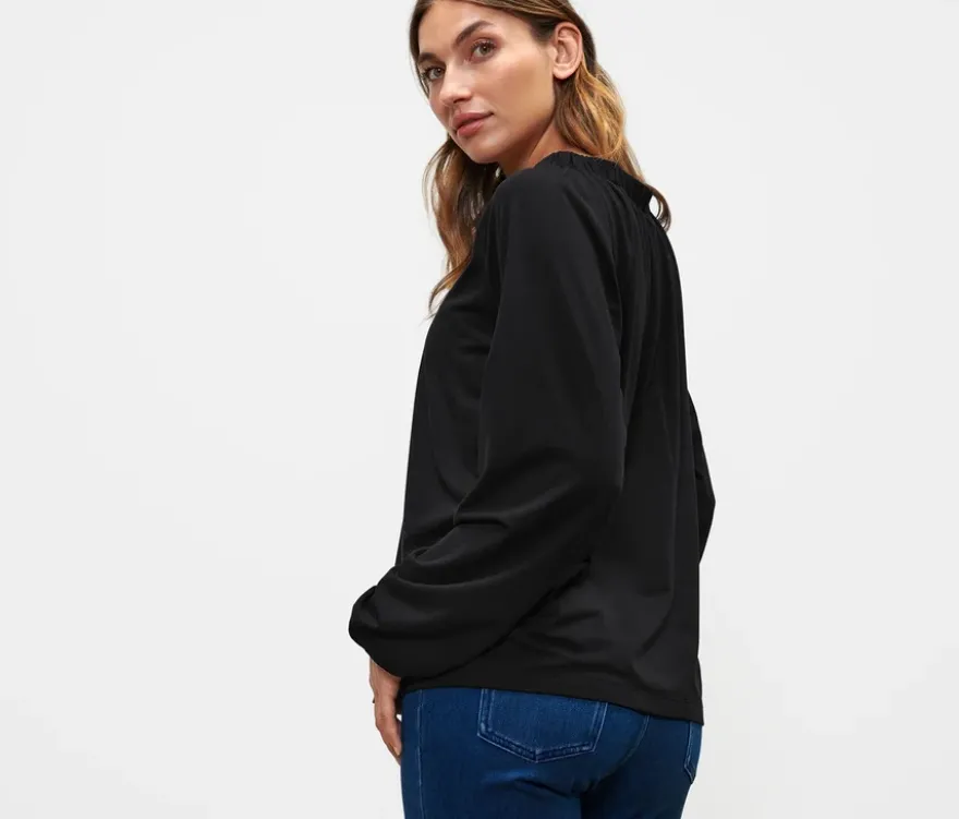 Blusenshirt mit Raffung