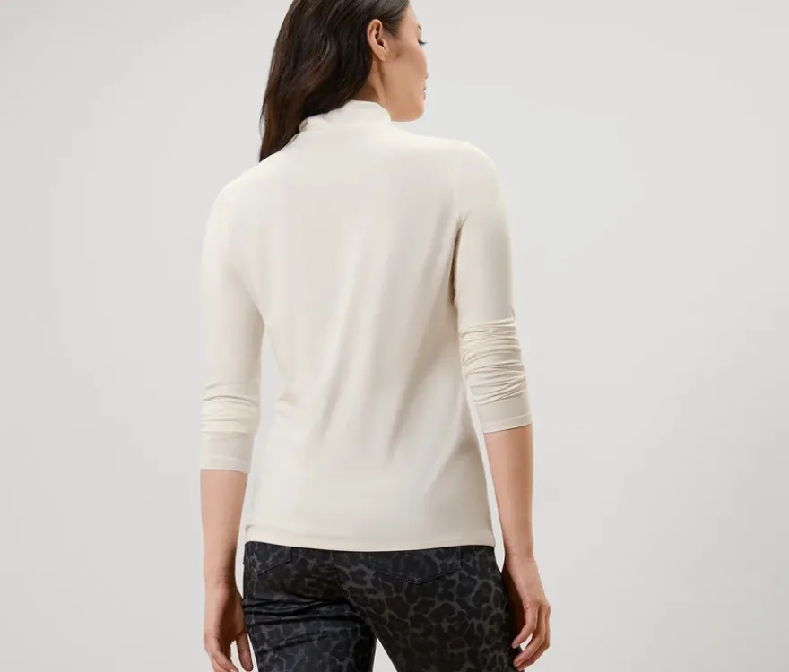 Blusenshirt mit Stehkragen