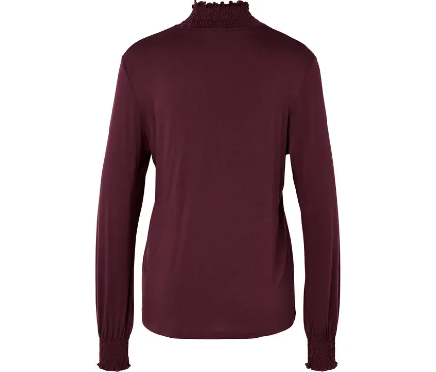 Blusenshirt mit Stehkragen