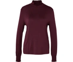 Blusenshirt mit Stehkragen