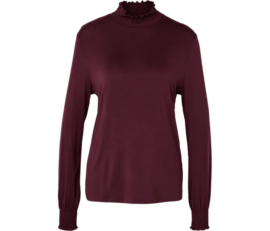 Blusenshirt mit Stehkragen