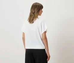 Blusenshirt mit Stickerei, weiß