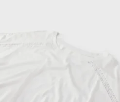 Blusenshirt mit Stickerei, weiß