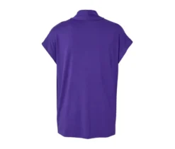 Blusenshirt mit V-Ausschnitt, lila