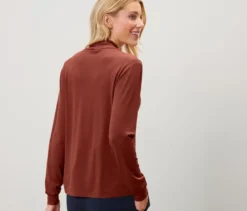 Blusenshirt mit V-Ausschnitt