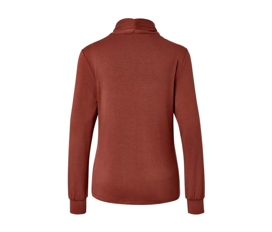 Blusenshirt mit V-Ausschnitt