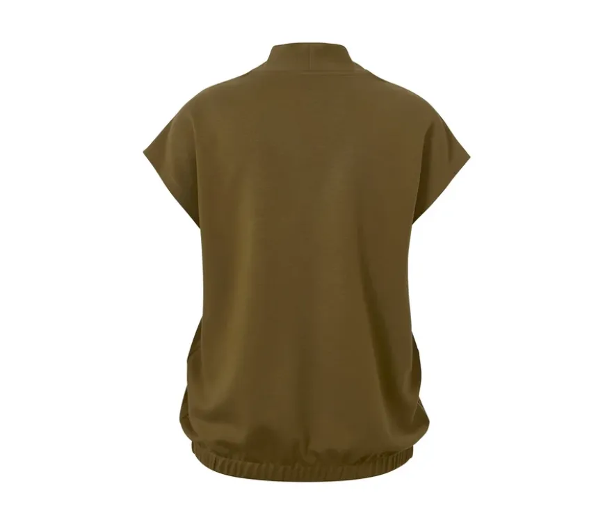 Blusenshirt mit V-Ausschnitt