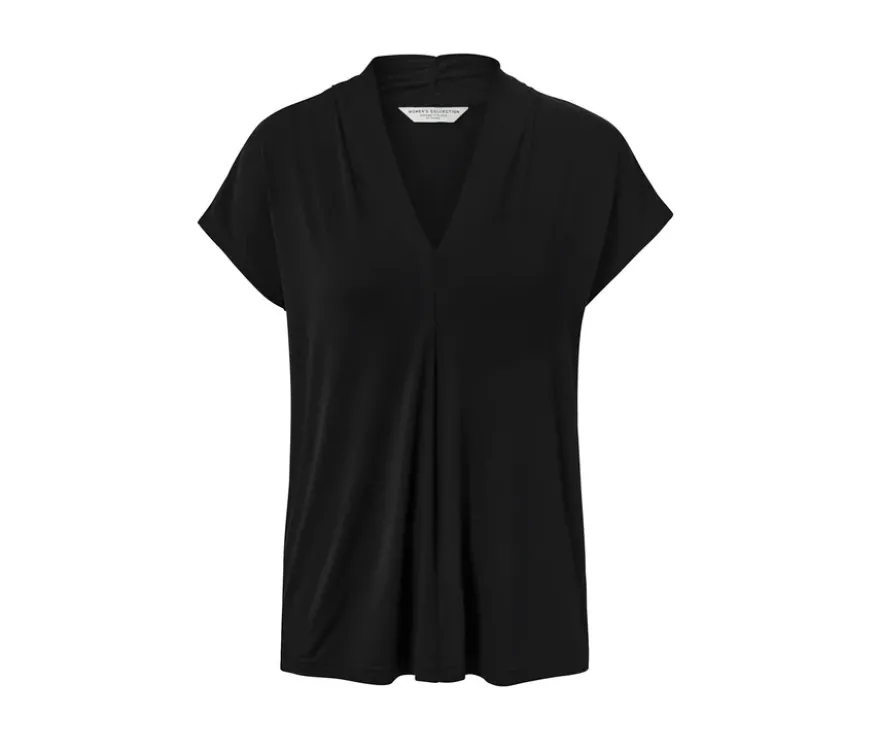 Blusenshirt mit V-Ausschnitt
