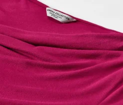 Blusenshirt mit Wasserfallausschnitt
