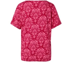 Blusenshirt, pinkfarbener Alloverprint