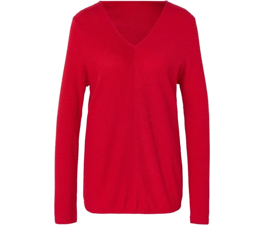 Blusenshirt, rot