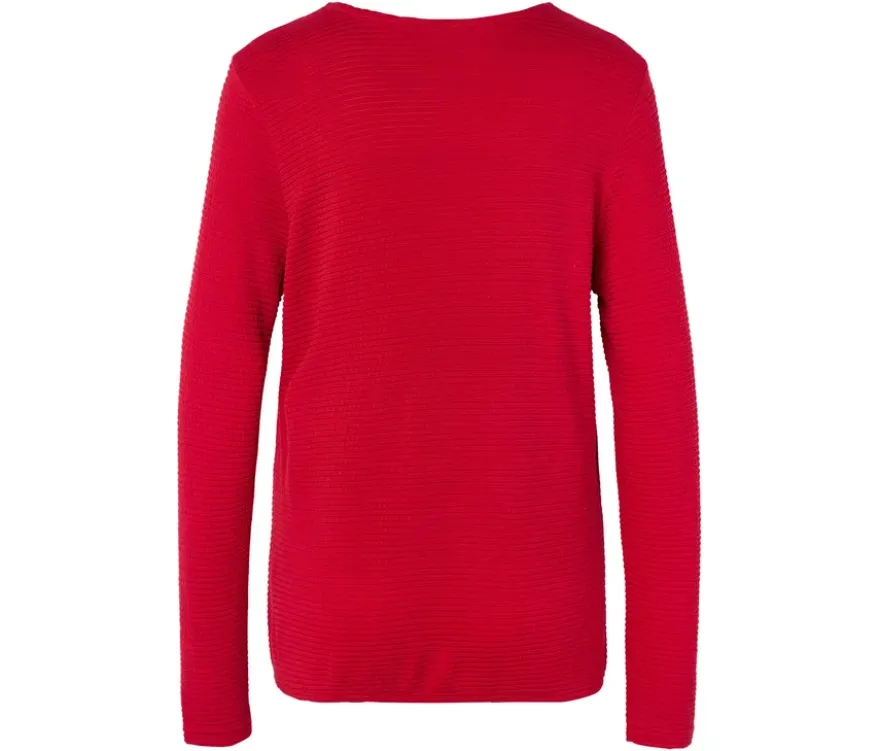 Blusenshirt, rot