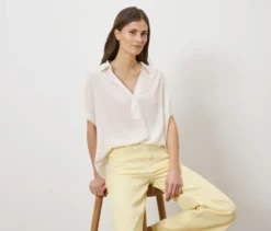 Bluse, offwhite