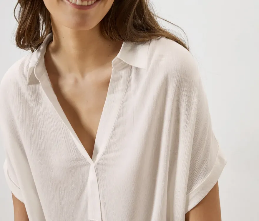 Bluse, offwhite