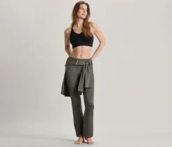 Bodyforming-Sporthose, olivgrün