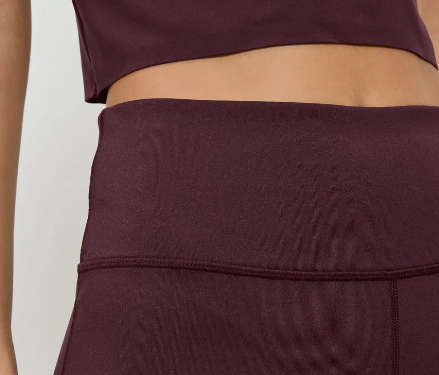 Bodyforming-Sporthose, weinrot